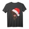 Schottisches Hochlandrind T-Shirt - Lustiges Weihnachts- und Geburtstagsgeschenk für Landwirte, Züchter und Tierliebhaber