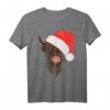 Schottisches Hochlandrind T-Shirt - Lustiges Weihnachts- und Geburtstagsgeschenk für Landwirte, Züchter und Tierliebhaber