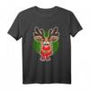 HapDeer Rudolph Rentier T-Shirt – Perfekt für Weihnachten, Familienfeiern & Rentier-Fans