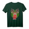 HapDeer Rudolph Rentier T-Shirt – Perfekt für Weihnachten, Familienfeiern & Rentier-Fans