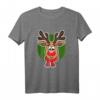 HapDeer Rudolph Rentier T-Shirt – Perfekt für Weihnachten, Familienfeiern & Rentier-Fans