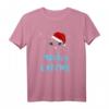 Meowy Catmas Santa Katze T-Shirt - Lustiges Weihnachtsmotiv für Katzenliebhaber und Katzenmamas