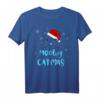 Meowy Catmas Santa Katze T-Shirt - Lustiges Weihnachtsmotiv für Katzenliebhaber und Katzenmamas
