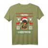 Dackel Merry Woofmas Hund Weihnachten T-Shirt - Lustiges Teckel Motiv für Hundeliebhaber, Papas & Mamas zu Weihnachten