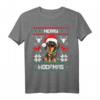 Dackel Merry Woofmas Hund Weihnachten T-Shirt - Lustiges Teckel Motiv für Hundeliebhaber, Papas & Mamas zu Weihnachten