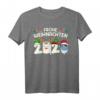 Lustiges Weihnachts-Shirt 2021 mit Rentier, Nikolaus, Elfe & Weihnachtsmann Mütze – Perfekt für Weihnachten, Weihnachtsfeiern, Märkte und als Geschenk