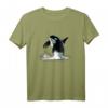 Orca Motiv Wale T-Shirt mit Rückenflosse - Klassisch geschnitten, hochwertiges Meerestier Design