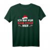 Lustiges Weihnachts T-Shirt mit Spruch 'Ich bin nur zum Essen hier' – Perfekt für Weihnachtsfeiern, Advent und Xmas Fest