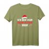 Lustiges Weihnachts T-Shirt mit Spruch 'Ich bin nur zum Essen hier' – Perfekt für Weihnachtsfeiern, Advent und Xmas Fest