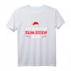 Lustiges Weihnachts T-Shirt mit Spruch 'Ich bin nur zum Essen hier' – Perfekt für Weihnachtsfeiern, Advent und Xmas Fest