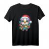Weihnachtsmütze Weihnachten Lichterkette Wellensittich T-Shirt – Süßes Tiermotiv für Vogel- und Tierliebhaber zur Festzeit