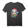 Weihnachtsmütze Weihnachten Lichterkette Wellensittich T-Shirt – Süßes Tiermotiv für Vogel- und Tierliebhaber zur Festzeit