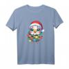 Weihnachtsmütze Weihnachten Lichterkette Wellensittich T-Shirt – Süßes Tiermotiv für Vogel- und Tierliebhaber zur Festzeit