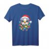 Weihnachtsmütze Weihnachten Lichterkette Wellensittich T-Shirt – Süßes Tiermotiv für Vogel- und Tierliebhaber zur Festzeit