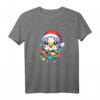 Weihnachtsmütze Weihnachten Lichterkette Wellensittich T-Shirt – Süßes Tiermotiv für Vogel- und Tierliebhaber zur Festzeit