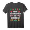 Frohe Arschnachten Ihr Weinlöcher Weihnachts Sarkasmus T-Shirt – Lustiges Ironie Geschenk für Weihnachten