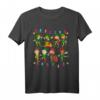 Lustiges Elf Spaß T-Shirt mit LED-Lichtern für Weihnachten – Festliches Outfit für Erwachsene, Familie & Freunde
