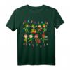 Lustiges Elf Spaß T-Shirt mit LED-Lichtern für Weihnachten – Festliches Outfit für Erwachsene, Familie & Freunde