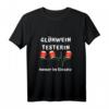 Damen Glühwein Testerin T-Shirt - Lustiges Weihnachtsmarkt Geschenk für Frauen, Freundinnen, Kolleginnen & Mütter