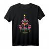 Lustiges Flamingos Weihnachtsbaum T-Shirt - Originelles Weihnachtsgeschenk für Flamingoliebhaber und Tierfreunde