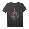 Lustiges Flamingos Weihnachtsbaum T-Shirt - Originelles Weihnachtsgeschenk für Flamingoliebhaber und Tierfreunde