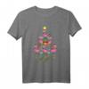 Lustiges Flamingos Weihnachtsbaum T-Shirt - Originelles Weihnachtsgeschenk für Flamingoliebhaber und Tierfreunde