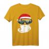 Radfahrer Weihnachten Weihnachtsmann Mountainbike T-Shirt – Lustiges MTB Weihnachtsmotiv für Fahrradfahrer in den Bergen