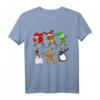 Dabbing Santa Claus, Elf, Rentier & Lebkuchenmann Weihnachts-T-Shirt für Kinder – Lustiges Festtags-Shirt für Jungen und Mädchen