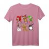 Dabbing Santa Claus, Elf, Rentier & Lebkuchenmann Weihnachts-T-Shirt für Kinder – Lustiges Festtags-Shirt für Jungen und Mädchen