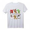 Dabbing Santa Claus, Elf, Rentier & Lebkuchenmann Weihnachts-T-Shirt für Kinder – Lustiges Festtags-Shirt für Jungen und Mädchen