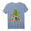 Katzen Weihnachten Katzen-Liebhaber T-Shirt für Damen, Herren & Kinder - Lustiges Weihnachtsmotiv für Festliche Anlässe