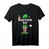 Durstiger Elf Partnerlook Bier Saufen Weihnachten Familien T-Shirt – Lustiges Weihnachtsgeschenk für Biertrinker & Partner in festlichem Elf-Design