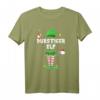 Durstiger Elf Partnerlook Bier Saufen Weihnachten Familien T-Shirt – Lustiges Weihnachtsgeschenk für Biertrinker & Partner in festlichem Elf-Design