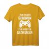 Zum Zocken geboren zum Arbeiten gezwungen Geschenk Zocker T-Shirt - Lustiges Gaming T-Shirt für Weihnachten & Gamer Sprüche Fans