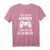 Zum Zocken geboren zum Arbeiten gezwungen Geschenk Zocker T-Shirt - Lustiges Gaming T-Shirt für Weihnachten & Gamer Sprüche Fans