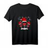 Frohe Weihnachten Wein Rotwein Weinglas mit Weihnachtsmütze T-Shirt - Lustiges Familienoutfit für Weihnachten, Wichteln & Heiligabend