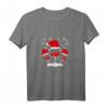 Frohe Weihnachten Wein Rotwein Weinglas mit Weihnachtsmütze T-Shirt - Lustiges Familienoutfit für Weihnachten, Wichteln & Heiligabend