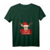 Damen Frohe Weihnachten Weihnachtsoutfit Elch T-Shirt mit V-Ausschnitt - Lustiges Weihnachtsgeschenk für Familie, Freunde & Co.