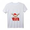 Damen Frohe Weihnachten Weihnachtsoutfit Elch T-Shirt mit V-Ausschnitt - Lustiges Weihnachtsgeschenk für Familie, Freunde & Co.