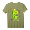Lustiges Dinosaurier Weihnachts-Shirt mit Dino Weihnachtsbaum Motiv – Perfekt für die Weihnachtsfeier, den Weihnachtsmarkt oder als festlicher Pyjama für Damen und Herren