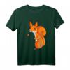 Eichhörnchen Liebhaber Kinder Damen Mädchen T-Shirt – Süßes Tiermotiv, Perfektes Geschenk für Natur- und Tierfans zu Weihnachten & Geburtstag