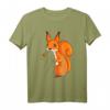 Eichhörnchen Liebhaber Kinder Damen Mädchen T-Shirt – Süßes Tiermotiv, Perfektes Geschenk für Natur- und Tierfans zu Weihnachten & Geburtstag