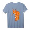 Eichhörnchen Liebhaber Kinder Damen Mädchen T-Shirt – Süßes Tiermotiv, Perfektes Geschenk für Natur- und Tierfans zu Weihnachten & Geburtstag