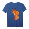 Eichhörnchen Liebhaber Kinder Damen Mädchen T-Shirt – Süßes Tiermotiv, Perfektes Geschenk für Natur- und Tierfans zu Weihnachten & Geburtstag