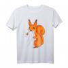 Eichhörnchen Liebhaber Kinder Damen Mädchen T-Shirt – Süßes Tiermotiv, Perfektes Geschenk für Natur- und Tierfans zu Weihnachten & Geburtstag