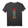 Oma Elfe Partnerlook Weihnachten T-Shirt – Lustiges Festtagsdesign für die Familie und das perfekte Geschenk für Großmutter