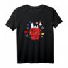 HapDeer Weihnachten Snoopy Träumen Langarmshirt - Offiziell lizenziertes Comic Design für Jubiläum und Weihnachtsgeschenk
