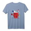 HapDeer Weihnachten Snoopy Träumen Langarmshirt - Offiziell lizenziertes Comic Design für Jubiläum und Weihnachtsgeschenk