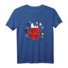 HapDeer Weihnachten Snoopy Träumen Langarmshirt - Offiziell lizenziertes Comic Design für Jubiläum und Weihnachtsgeschenk