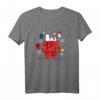HapDeer Weihnachten Snoopy Träumen Langarmshirt - Offiziell lizenziertes Comic Design für Jubiläum und Weihnachtsgeschenk